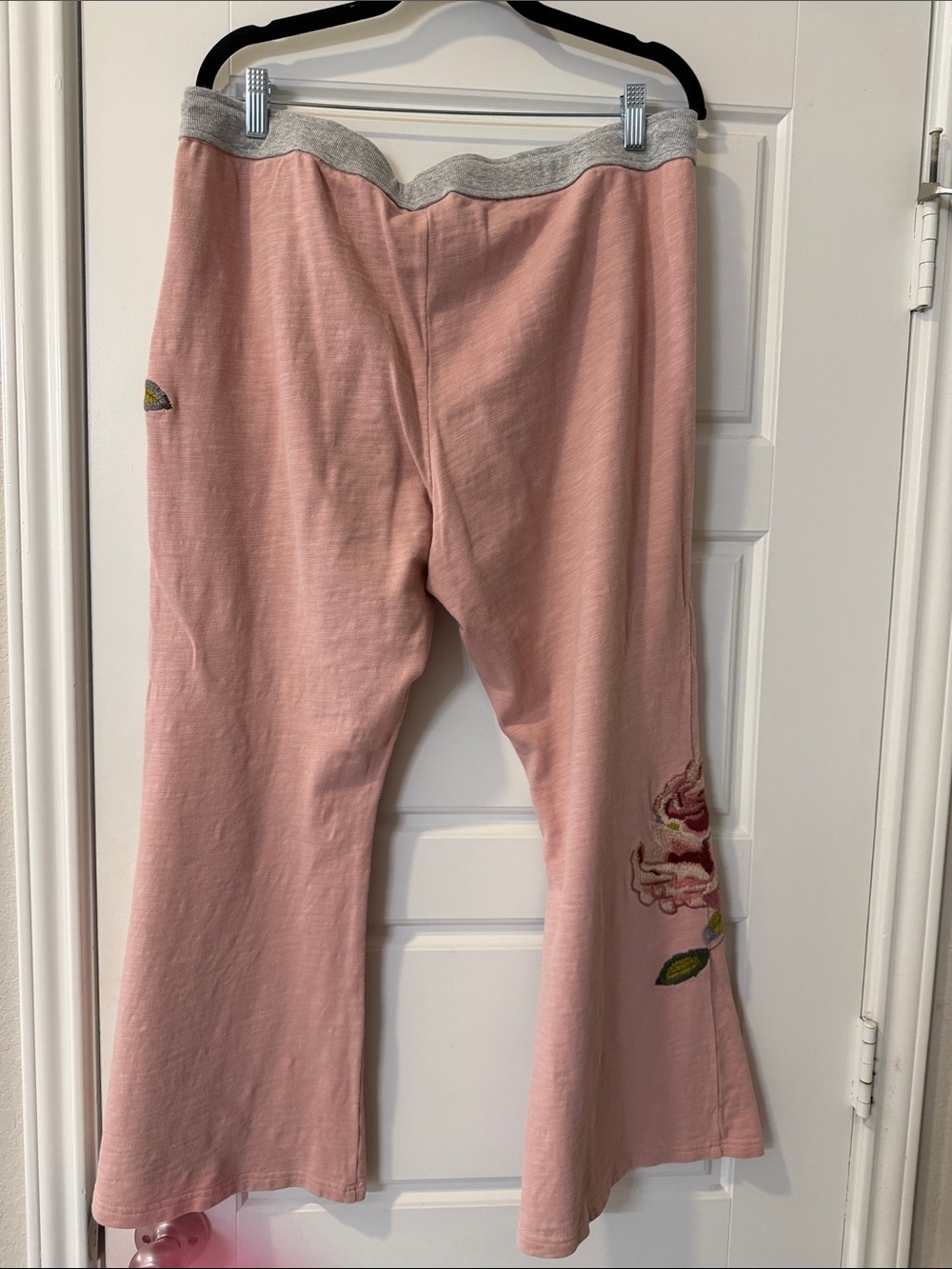 ivy jane Pink Floral Embroidered Wide Leg Pants & Hooded Jacket Set - Picture 6 of 6